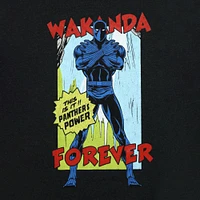 Black Panther Wakanda forever graphic tee