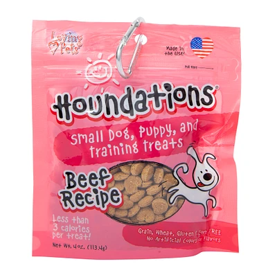 houndations® beef flavored small dog, puppy & training treats 4oz