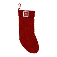 cable knit christmas stocking 20in