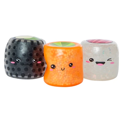 squishy sushi series 2 sensory toy set 3-piece