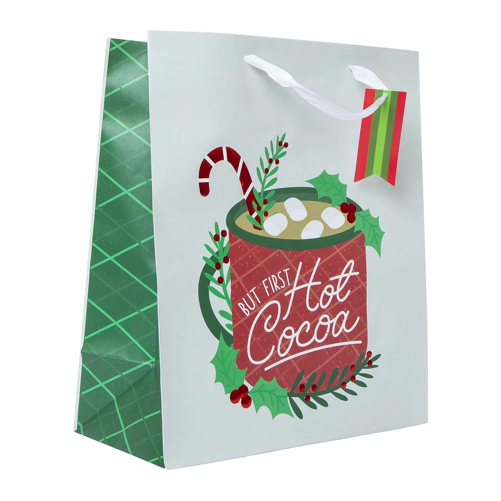 holiday gift bag 10in x 12in