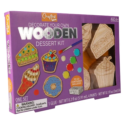 decorate-your-own wooden dessert kit