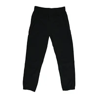 young mens olive fleece jogger pants