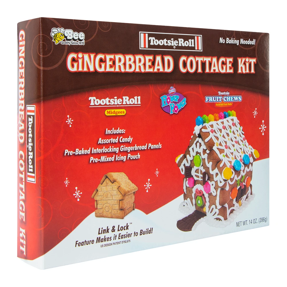 tootsie roll® gingerbread cottage kit