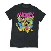 retro Mickey and friends graphic tee