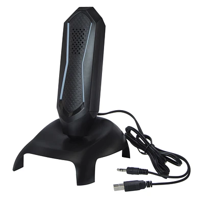 unlocked lvl™ LED light-up gaming microphone