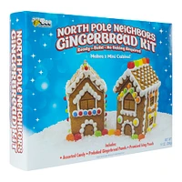 build your own north pole neighbors gingerbread kit
