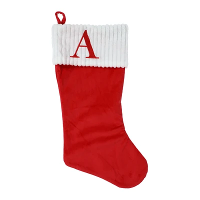 monogram christmas stocking