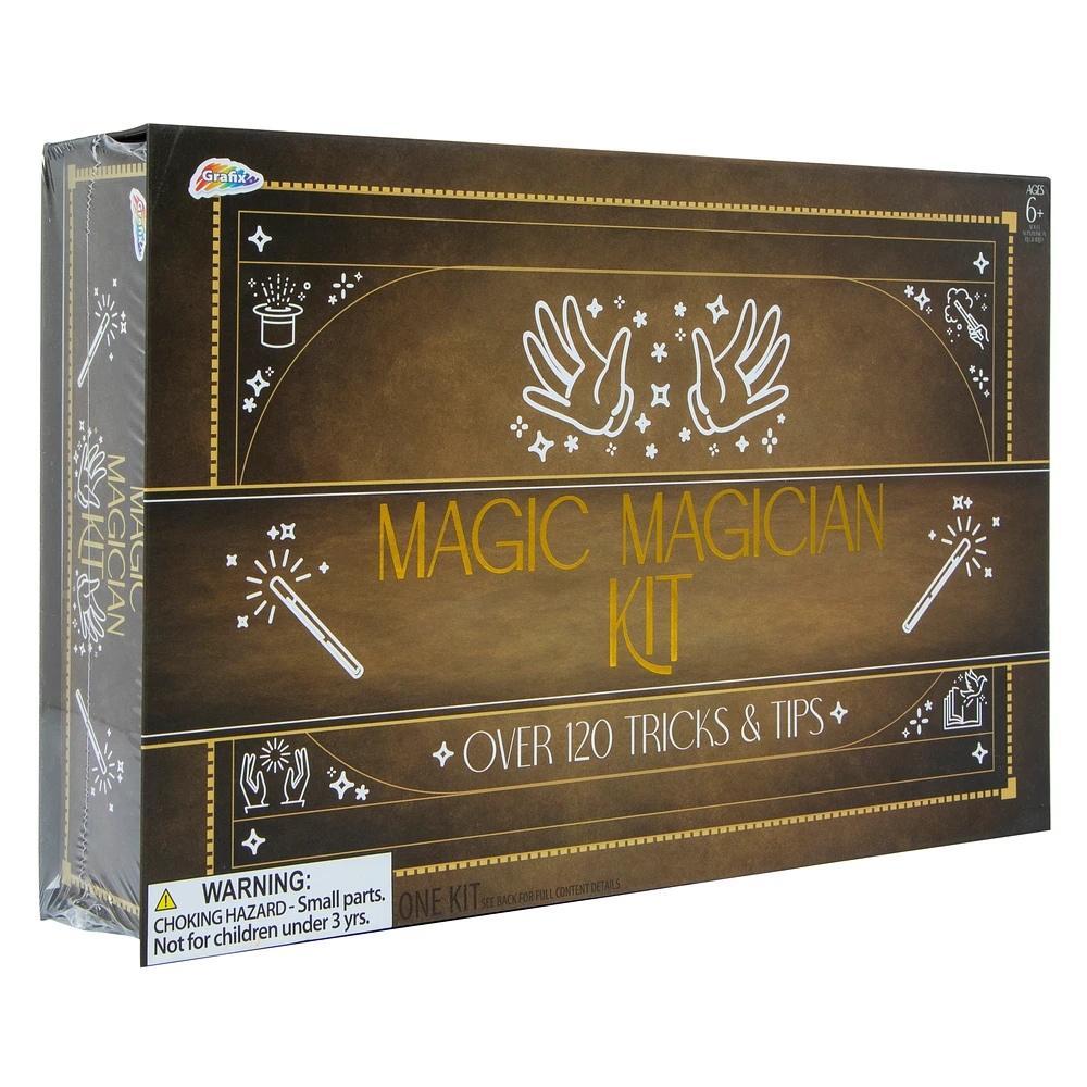 magic magician kit with 120 tricks & tips