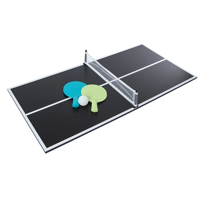 wooden table tennis tabletop game 30in x 15in