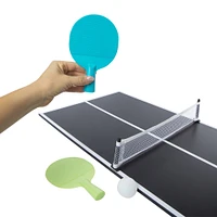 wooden table tennis tabletop game 30in x 15in