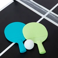 wooden table tennis tabletop game 30in x 15in