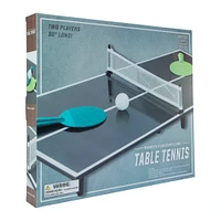 wooden table tennis tabletop game 30in x 15in