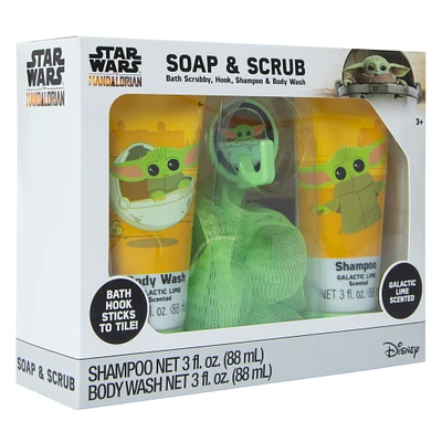 Star Wars Mandalorian soap & scrub bath set 4-piece