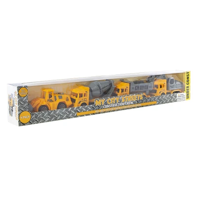 my city streets friction vehicles 4-pack