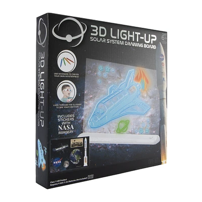 3d light-up solar system drawing board