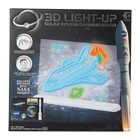 3d light-up solar system drawing board