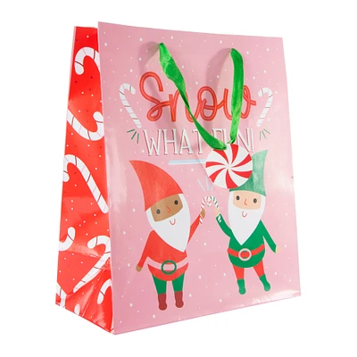 holiday large gift bag 12in x 10in