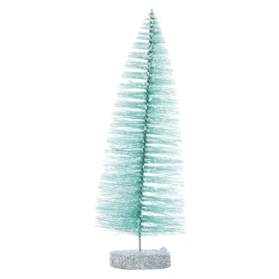 medium christmas bottle brush tree 9.8in