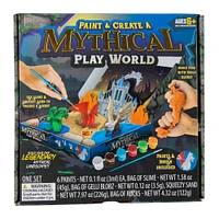 mythical play world paint & create set