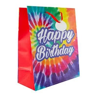 groovy birthday gift bag 12.75in x 10.37in