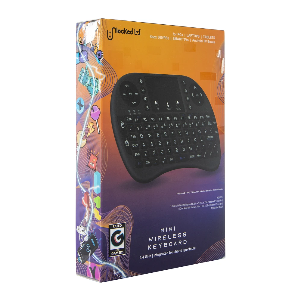 mini wireless portable gaming keyboard