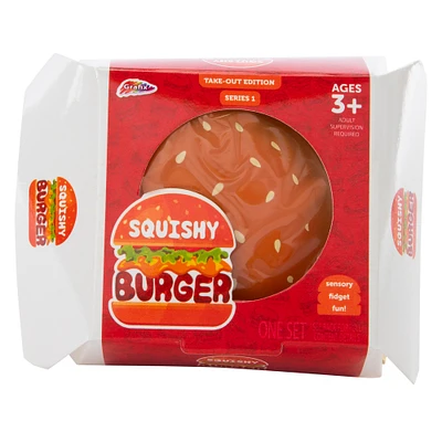 fast food series 1 sensory toy – squishy burger