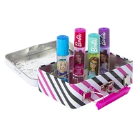 barbie™ roll-on flavored lip gloss 4-pack w/ tin