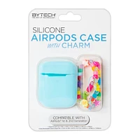 silicone AirPods® case with charm