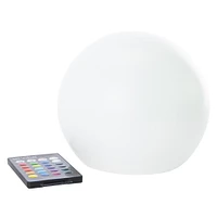 LED color change sphere light with remote 6in