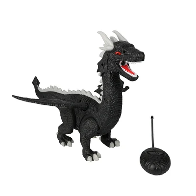 remote control mist spraying dragon toy