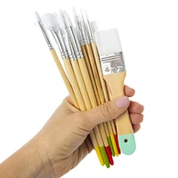 20-count color tipped artist brushes