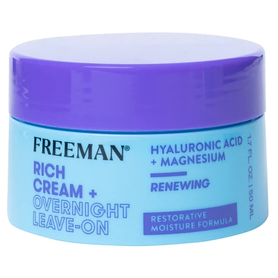 freeman® restorative moisture rich cream + overnight leave-on 1.7oz