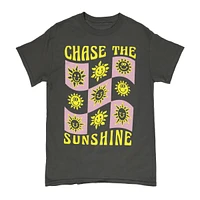 'chase the sunshine' graphic tee