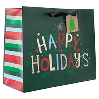 large holiday gift bag 10in x 12in