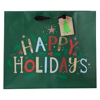 large holiday gift bag 10in x 12in