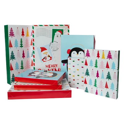 christmas assorted shirt size gift boxes 8-count