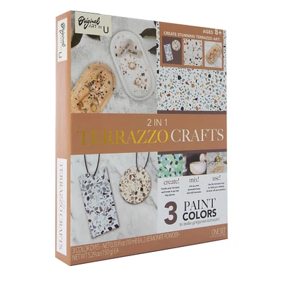 DIY terrazzo 2-in-1 craft kit