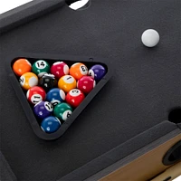 wooden tabletop pool game 20in x 12in