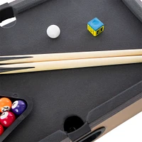 wooden tabletop pool game 20in x 12in