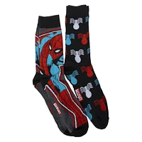 Marvel Spider-Man mens crew socks 2-pack