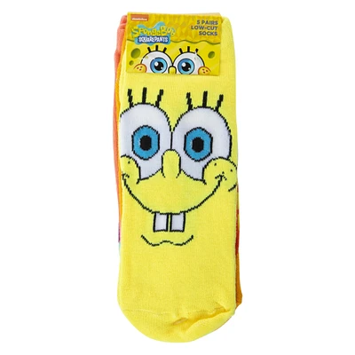 spongebob squarepants™ ladies low-cut socks 5-pack