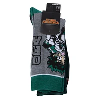 2-pack my hero academia™ mens crew socks