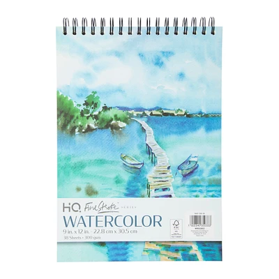 9in x 12in watercolor sketch pad, 40 sheets