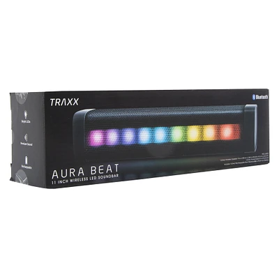bluetooth® soundbar with LED lights