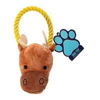 plush animal rope dog toy 8.6in