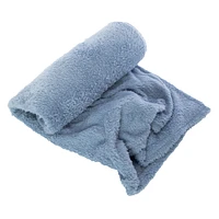 luxe collection sherpa blanket 50in x 60in