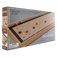 wooden tabletop shuffleboard game 40in