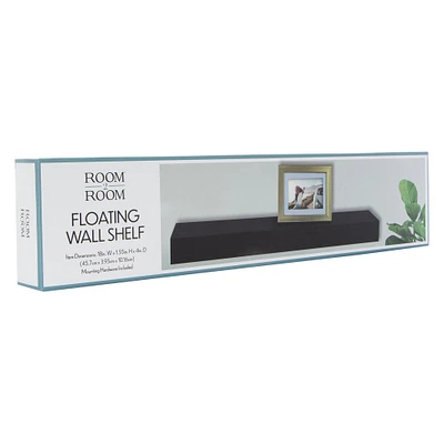 floating wall shelf 18in