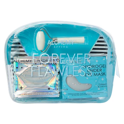alchemy living™ forever flawless spa gift set 4-piece